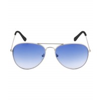 Royal Son Silver Aviator Sunglasses ( what0155 )