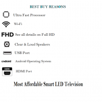 LONGWAY LW S8005 (32) 80 cm Smart Android Full HD FHD LED Television With 1+2 Year Extended Warranty